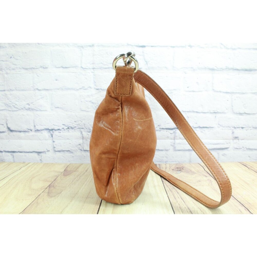 Michael Kors Brown Leather Crosby Shoulder Crossbody Bag - Picture 4 of 12